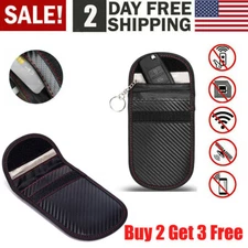 Car Key Fob RFID Signal Blocker Faraday Signal Blocking Pouch Bag Anti-theft USA