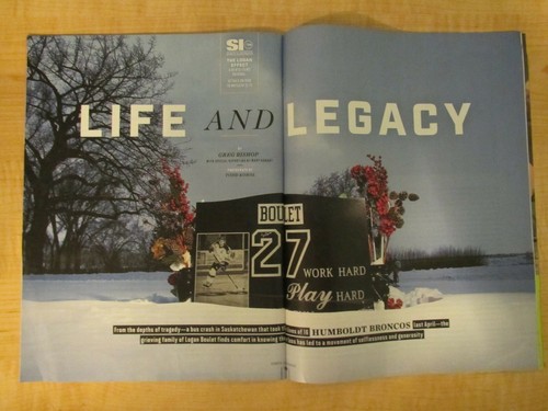 2019 Sports Illustrated The Logan Effect - A Year After Humboldt Tragedy 3/11/19 - Picture 3 of 12