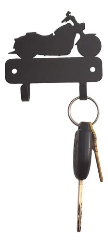 Motorcycle Mini Key Rack with 2 Hooks 3.5 inch - Made in USA - Picture 1 of 3