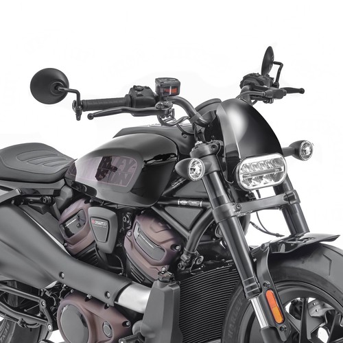 Scheinwerfer Motorrad Craftride schwarz DK4507 - Bild 5 von 8