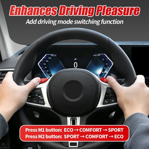Steering Wheel M1 M2 Control with Cover Trim Kit Fit for BMW G01 G02 G30 G32 G11 - Bild 3 von 8