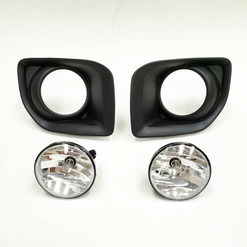 Clear Lens Driving Fog Lights Set For 2015-2019 GMC Canyon wtih Bezel Bulbs - Picture 10 of 12