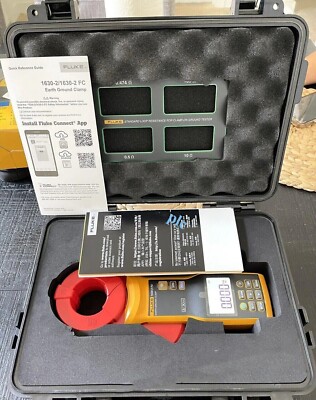 1630-2FC Stakeless Earth Ground Loop/AC Leakage Current Clamp