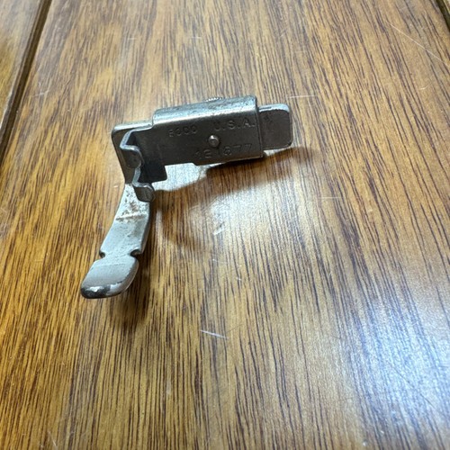 Singer Simanco 121877 Sewing Machine Low Shank Adjustable Zipper Cording Foot - Afbeelding 3 van 4