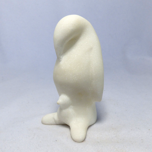Adorno de madre y bebé pollito pingüino 10 cm tallado a mano mármol blanco - Imagen 6 de 20