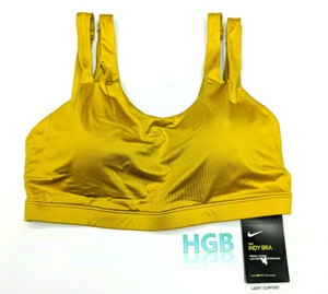 nike gold sports bra