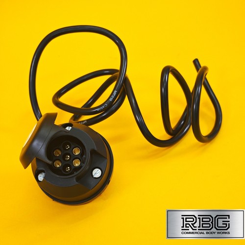 Plastic Socket Pre-Wired 1.5m Cable 12N 7 Pin Towbar Vehicle Trailer Caravan 12V - Picture 13 of 13