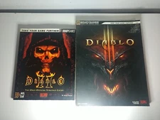Lot 2 DIABLO II 2 & 3 Official Strategy Guide Brady Games 2000 Blizzard Ent.