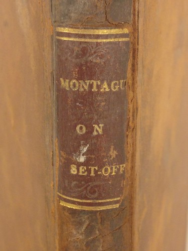 Libro Antiguo Resumen de la Ley de Set-Off 1825 2ª Edición EE. UU. Basil Montagu - Imagen 5 de 12
