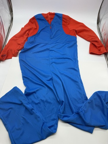 Super Mario Costume Overall Jumpsuit Halloween Adult One Size No Hat - Picture 4 of 10