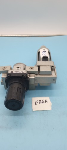 SMC Pneumatic Assembly -SMC EAR3000-F02, + SMC NAF3000-N03D - Picture 3 of 6