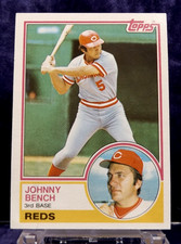 1983 Topps #60 - Johnny Bench - Cincinnati Reds - Near Mint