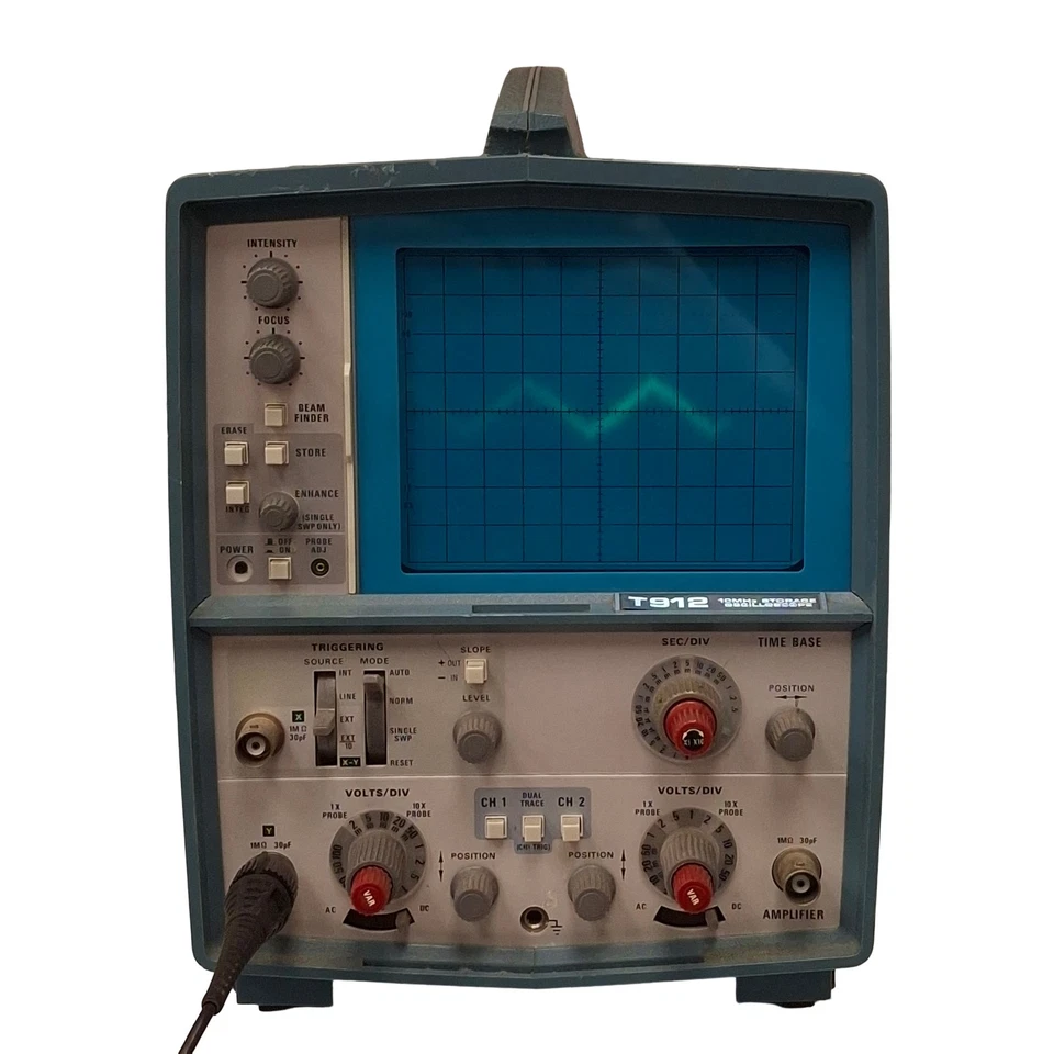 Tektronix T912 Oscilloscope, 2-Channels, 10MHz, 2-10mV/div, BNC, 120/240VAC - Image 3 of 4