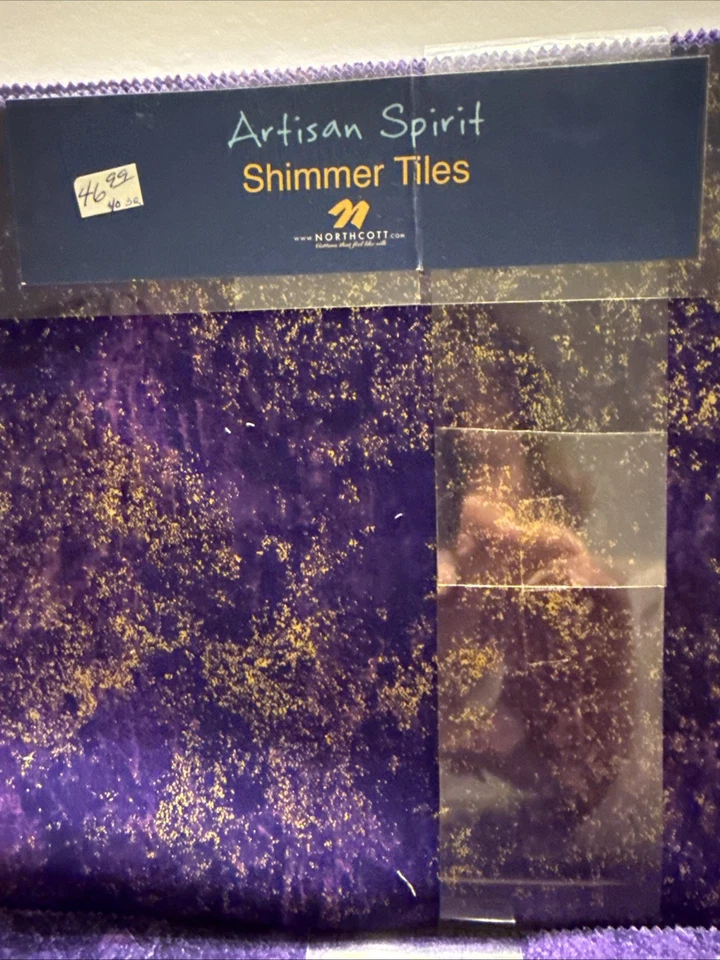 "Lote de 2-10"" Cuadrados Precortados de Tela Brillo y Stonehenge Espíritu Artesano Morado" Foto 3 de 4