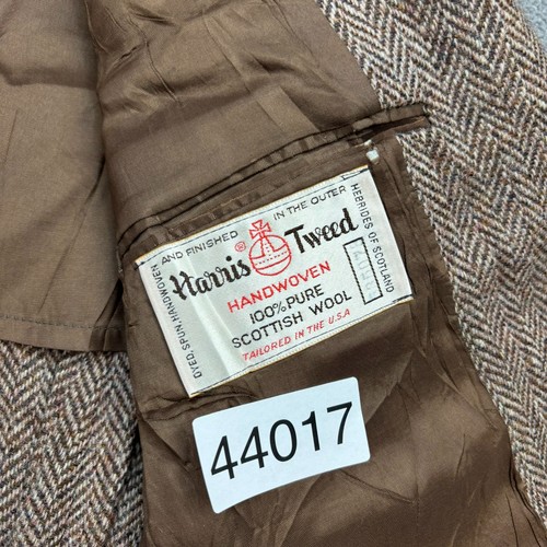 Harris Tweed Jacket Adult 42R Brown Country Hunting Outdoors Weave Blazer Mens* - Picture 5 of 18