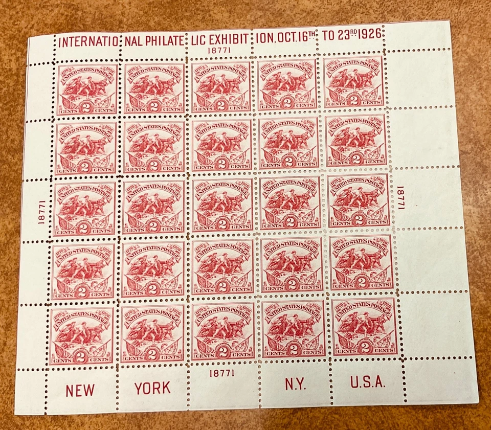 630 Como Nuevo XF NH 2¢ - Hoja de recuerdo White Plains - goma bonita bien centrada. Foto 3 de 4