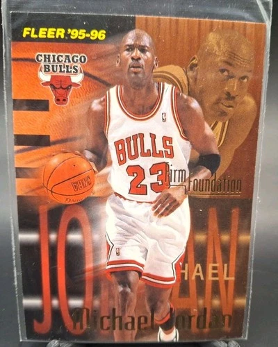 1995-96 Fleer - #323 Michael Jordan Firm Foundation Chicago Bulls Card