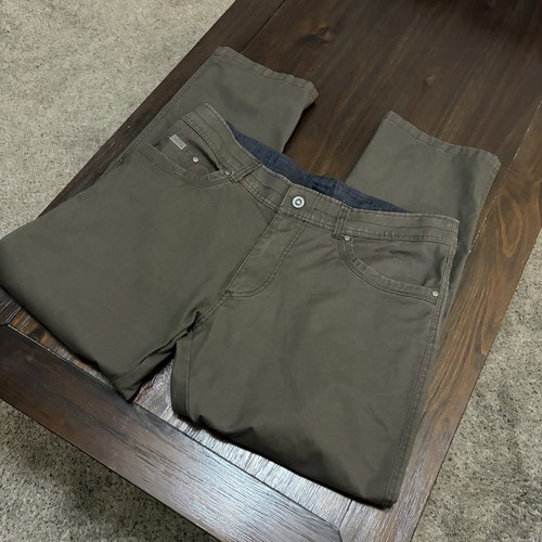 Kuhl Legendary Kanvus Jean Vintage Patina Dye Army Green Work Outdoor 38x30 - Picture 11 of 11