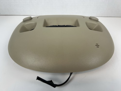 2000-2007 OEM Cadillac DTS DeVille Overhead Dome Map Light Lamp Tan Home Link - Picture 10 of 13