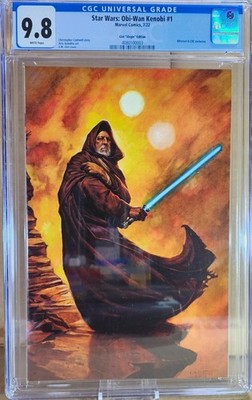 STAR WARS Obi Wan Kenobi #1 CGC 9.8 Virgin E.M. Gist Exclusive!