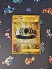 Pokémon Cards Choice Belt  211/189 Gold Secret Rare Astral Radiance - (NM)