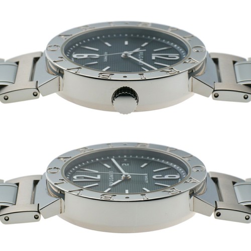 BVLGARI WATCH BVLGARI BVLGARI BB38SS BLACK DIAL AUTOMATIC WINDING MEN'S 38MM F/S - Picture 2 of 6