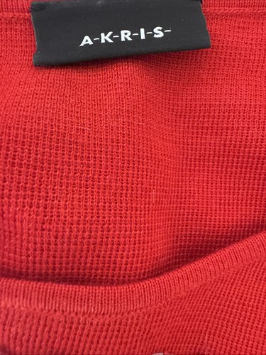 Akris Sleeveless Top Women Cashmere In Red Large - Picture 7 of 8