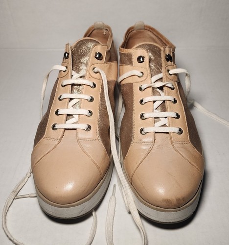Robert Clergerie Vintage Women's  Shoes Tan & Gold - Bild 2 von 13