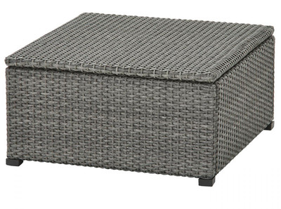 NEU IKEA SOLLERÖN OUTDOOR HOCKER, 62x62 CM, DUNKELGRAU 90424599 SOLLERON