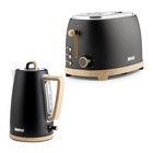 GEEPAS 2 Slice Toaster 850W & 1.7L Electric Kettle 3000W Kitchen Set NordiQ 