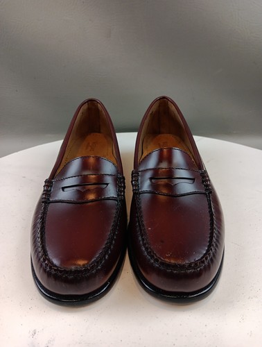 Scarpe uomo GH Bass Weejuns Wayfarer mocassini penny 10 bordeaux artigianali LEGGI - Foto 10 di 24