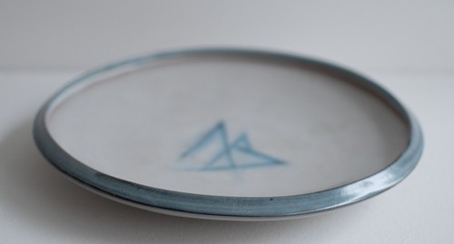 Hamelner Töpferei Keramik Teller Hildegard Delius Bauhaus Design handbemalt Orig - Picture 7 of 11