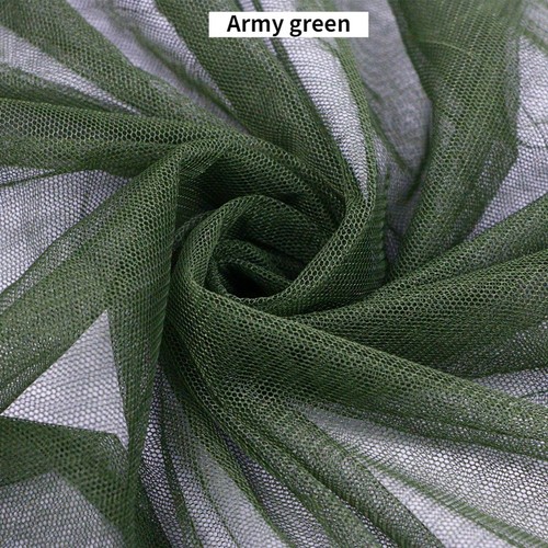 10 Meter weicher Netz Gaze Stoff Netz Stoff 28 Farben für Kleid Volant Polster - Bild 27 von 52