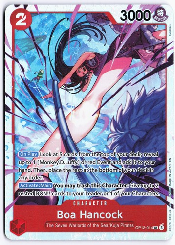 Boa Hancock SR Legacy of the Master OP12-014 NM - Foto 1 di 2