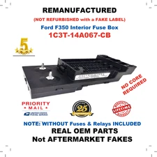 ✔ REBUILT 1C3T-14A067-CB 2001 Ford F350 SUPER DUTY Interior Cabin Fuse Box