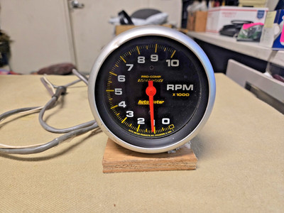 Auto Meter 10,000 Tachometer With Memory - Used