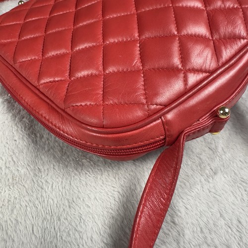 Judith Leiber Umhängetasche Damen rot gesteppt Leder - Bild 14 von 18