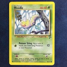 Weedle 100/130 Base Set 2 Regular
