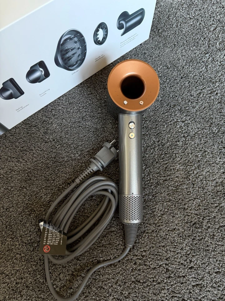Dyson Supersonic Haartrockner Föhn, Nickel/Kupfer, HD08 - Bild 4 von 4