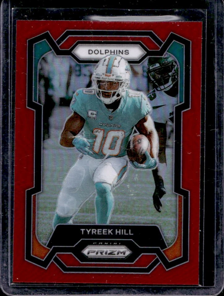 2023 Prizm Tyreek Hill SSP Red #187 Dolphins
