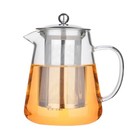  Glass Tea Pot 32 oz/950ml High Borosilicate Teapot with 304 Stainless Steel