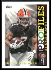 2026 Topps Flagship #TP-11 Bijan Robinson Topps Profiles