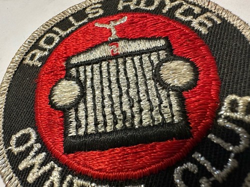 2 Vintage Rolls Royce Owners Club 3” Embroidered Patches Grill Spirit of Ecstasy - Picture 4 of 6
