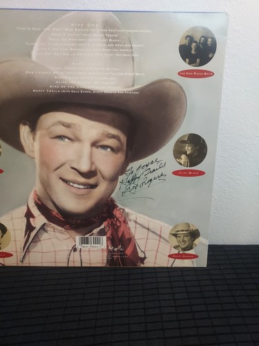 Roy Rogers~Tribute Picture Disc LP~ Autographed~BMG~3024-1-R - Picture 3 of 8