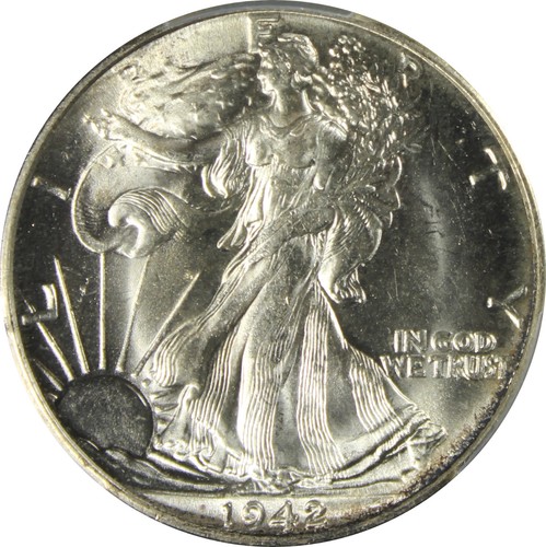 1942 MS65 Walking Liberty Half Dollar, PCGS 07574520