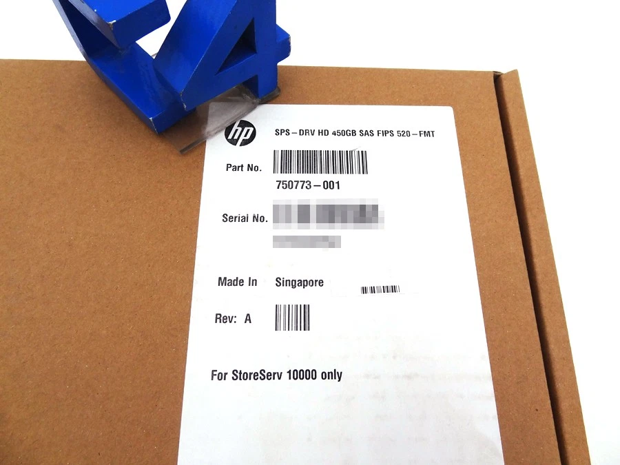 HP 750773-001 3PAR 450GB SAS FIPS 140-2 *New Bulk* - Image 2 of 2