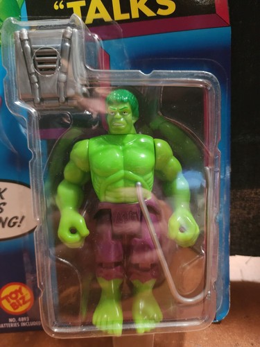 Vintage Marvel Super Heroes Talking Incredible Hulk ToyBiz 1991 - Picture 2 of 7