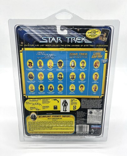 Worf Governor Star Trek TNG All Good Things w/Playmates Protector 1995 MOC - Picture 4 of 16