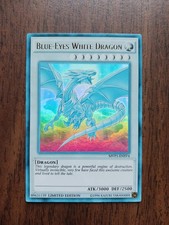 Ultra Rare "GHOST" Blue-Eyes White Dragon MVP1-ENSV4 - Limited Ed - Sun Bleached