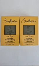 Shea Moisture Raw Shea Butter Soap w/ Frankincense & Myrrh 8 oz plant-based (2)